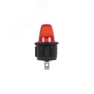 Выключатель клавишный круглый 250V 6А (3с) ON-OFF красный | 36-2600 | REXANT - фото 3