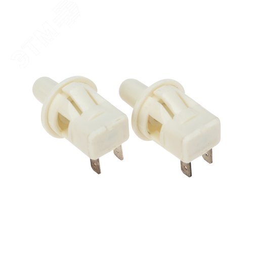 Выключатель-кнопка 250V 2.5А (2с) ON-(OFF) Б/Фикс белый (мебельная) | 36-3020 | REXANT 3