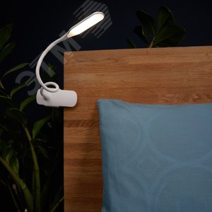 Светильник LED настольный заряжаемый Click 4 Вт 4000 К диммируемый 3 ступени на прищепке - фото 4