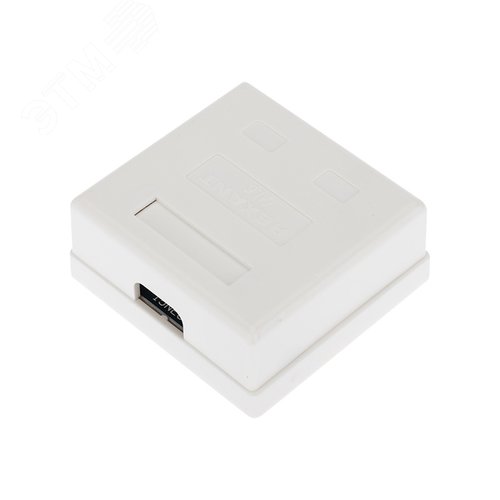 Розетка компьютерная внешняя 2-порта RJ-45 8P8C UTP неэкранированная кат6, - фото 4