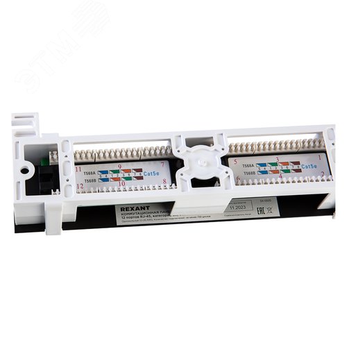Патч-панель 10' 12 портов UTP RJ-45 CAT5e - фото 5