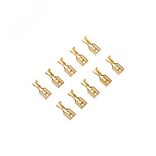 Клемма плоская гнездо 7.7 мм 1-1.5 кв мм (РП-м 1.5-(6.3)),  10 шт, REXANT - фото 5