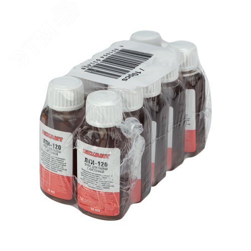 Флюс для пайки, ЛТИ-120, 30 мл, с кисточкой, флакон 5