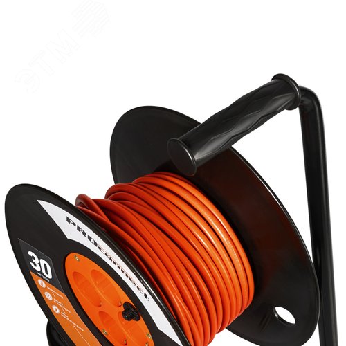 Удлинитель силовой на катушке 4 гнезда с/з 30 м 3х2,5 мм2 PROFESSIONAL 5