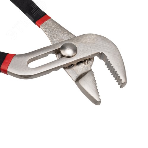 Клещи переставные 250 мм никелированные, обливные рукоятки 6