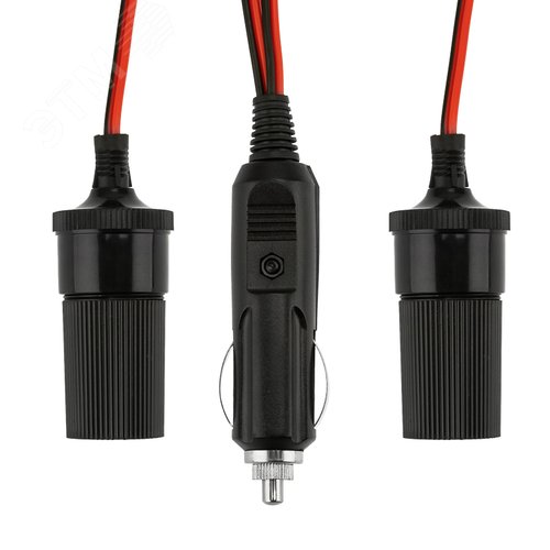 Разветвитель автоприкуривателя 2 гнезда шнур, 4