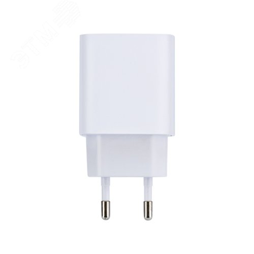Устройство сетевое зарядное USB 5V, 3 A с Quick charge, белое, - фото 4