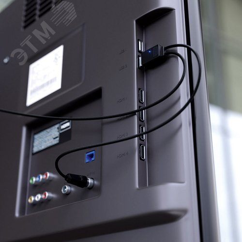 Антенна комнатная Активная для цифрового телевидения DVB-T2 Ag-719 USB, - фото 5
