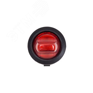 Выключатель клавишный круглый 250V 6А (3с) ON-OFF красный | 36-2600 | REXANT - фото 5