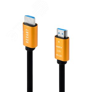 Кабель HDMI - HDMI 2.0, 2м., Gold - REXANT