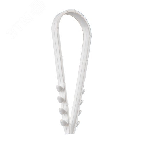 Дюбель-хомут нейлоновый 19-25 мм, белый, 100 шт., REXANT 6