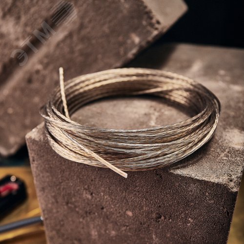 Трос стальной в ПВХ оплетке d=2.5 мм. прозрачный (20 м) 4