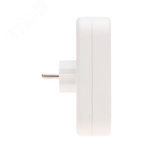 Тройник электрический линейный 16 А вертикальный с заземлением, белый 6