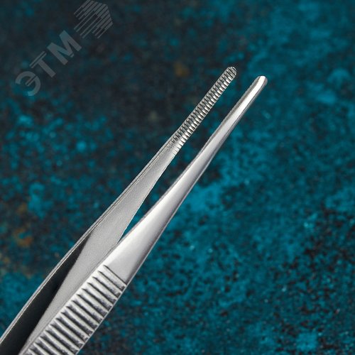 Пинцет прямой, рифленый 160 мм (блистер) | 12-0366 | REXANT - фото 5