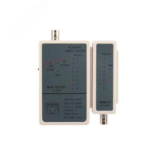 Тестер кабеля RJ-45 + BNC 5248, 6