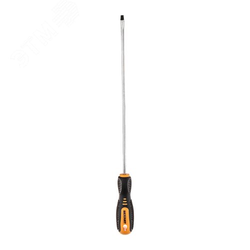 Отвертка шлицевая SL4х200 мм, двухкомпонентная рукоятка