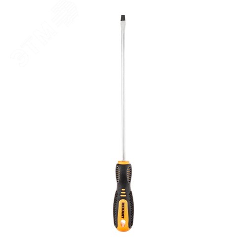 Отвертка шлицевая SL5х200 мм, двухкомпонентная рукоятка