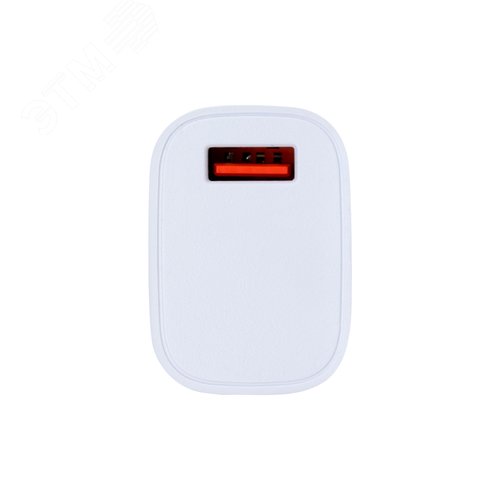 Устройство сетевое зарядное USB 5V, 3 A с Quick charge, белое, - фото 5