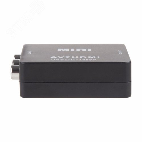 Конвертер 3 RCA на HDMI, пластик, черный,, - фото 6