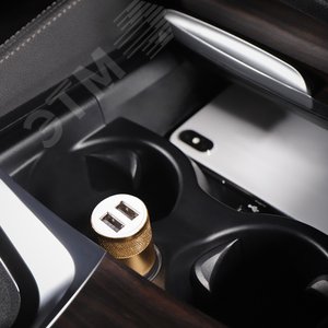 Автозарядка в прикуриватель 2хUSB АЗУ 1000+2100 mA - фото 4