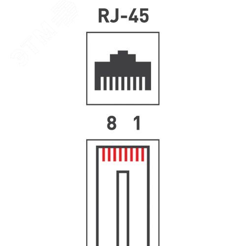 Джек RJ-45 8P8C CAT 5e, - фото 6