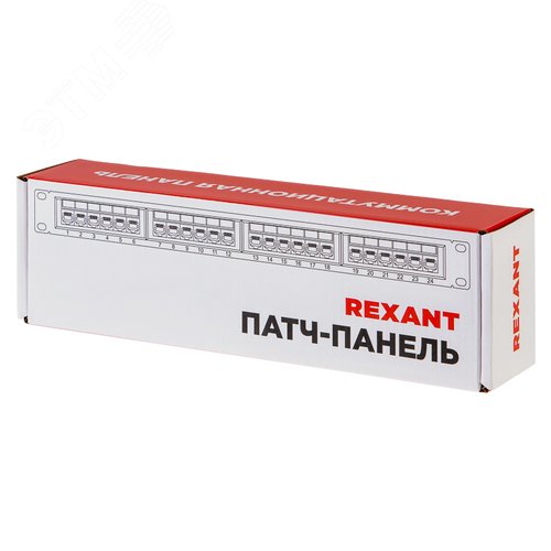 Патч-панель 10' 12 портов UTP RJ-45 CAT5e - фото 7