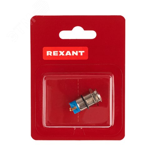 Кнопка антивандальная ?12 Фикс (2с) ON-OFF выпуклая (A12-B2) (в упак. 1шт.) | 06-0340-A | REXANT 4