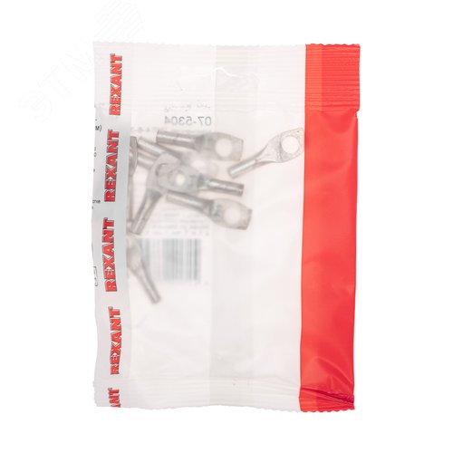 Наконечник ТМЛ 4-6-3 (4 кв мм -  6 мм) ГОСТ 7386-80, 10шт, REXANT 5