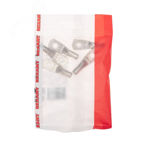 Наконечник ТМЛ 10-6-5 (10 кв мм -  6 мм) ГОСТ 7386-80 5шт, REXANT 4