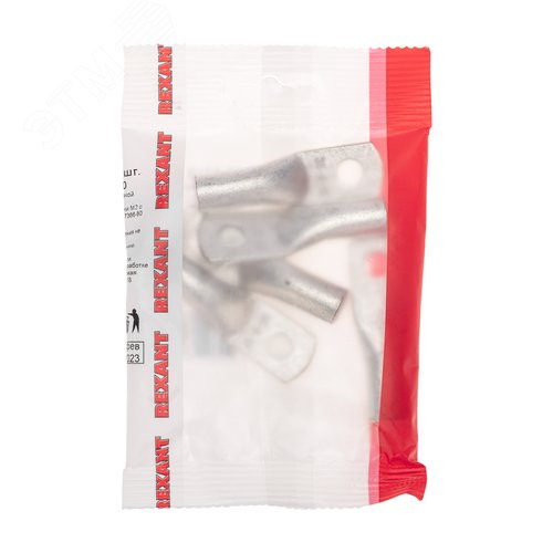 Наконечник ТМЛ 35-8-10 (35 кв мм -  8 мм) ГОСТ 7386-80 5шт, REXANT 5