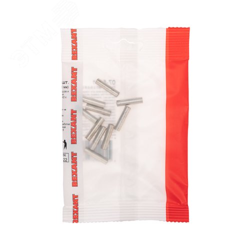 Гильза ГМЛ 2,5-2,6 (2,5 кв мм -  2,6 мм) ГОСТ 23469.3-79, 10шт, REXANT 3