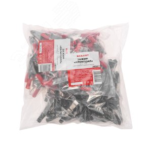 Зажим ''Крокодил'' 10А 50мм, 100шт/упак 3