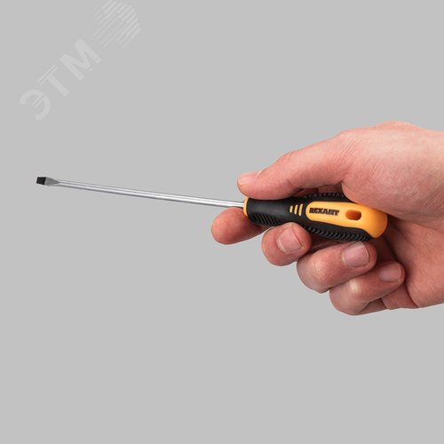 Отвертка шлицевая SL4х150 мм, двухкомпонентная рукоятка 8