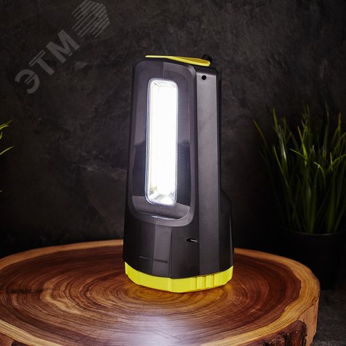 Фонарь прожекторный, 5 режимов, с наплечным ремнем и функцией Power bank, СОВ - фото 10