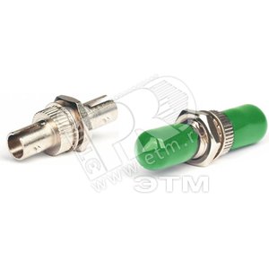 Проходной адаптер ST/APC-ST/APC SM (для одномодового кабеля) корпус металл - Hyperline