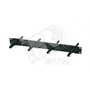 Организатор кабельный с пластиковыми кольцами двусторонний 19 1U - Hyperline