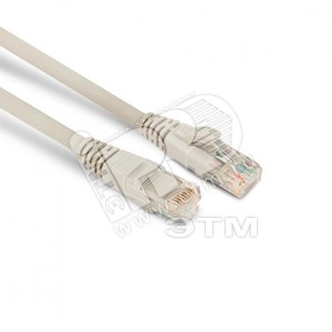 Патч-корд U/UTP, Cat.6a, 10G, LSZH, 3 м, серый (222253)