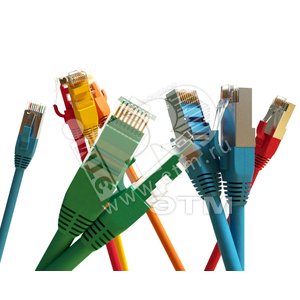 Патч-корд U/UTP категория 5е LSZH красный (0.3м) (10шт)