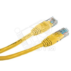 Патч-корд U/UTP, Cat.5е (100% Fluke Component Tested), 1.5 м, желтый | 229956 | Hyperline - Hyperline