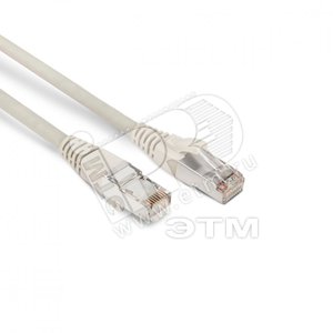  Патч-корд F/UTP, экранированный, Cat.6 (100% Fluke Component Tested), 20 м, серый | 230391 | Hyperline - Hyperline