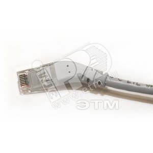 Патч-корд U/UTP угловой левый 45 - левый 45 категория 6 LSZH синий (1м)