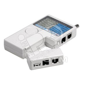 Тестер для витой пары коаксиала телефона USB - Hyperline