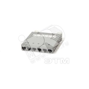 Кассета для медных претерминированных решений 6 экранированных портов RJ-45 категории 6 (235661) - Hyperline