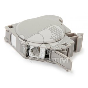 Крепление для Keystone Jack на DIN-рейку в распределительные щиты для промышленных решений с 2-мя боковыми крышками ширина 21мм (237925)