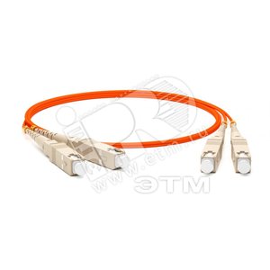 Патч-корд волоконно-оптический (шнур) MM 62.5/125 SC-SC 2мм duplex LSZH (50м) (247599)