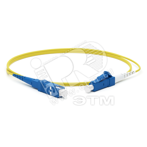 Патч-корд волоконно-оптический (шнур) SM 9/125 (OS2) LC/UPC-SC/UPC simplex LSZH (1м) (242784) - Hyperline