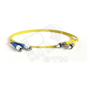 Патч-корд волоконно-оптический (шнур) SM 9/125 (OS2) FC/APC-ST/APC 2мм simplex LSZH (5м) (250694)
