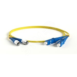 Патч-корд волоконно-оптический (шнур) SM 9/125 (OS2), FC/UPC-SC/UPC, 2.0 мм, simplex, 0.5 м | 243172 | Hyperline - Hyperline