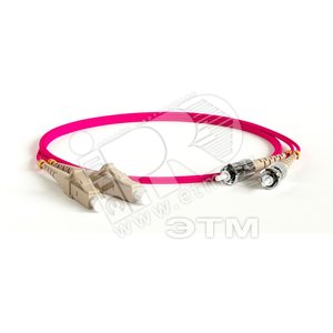 Патч-корд волоконно-оптический (шнур) MM 50/125(OM4) ST-LC duplex LSZH (10м) (243544)