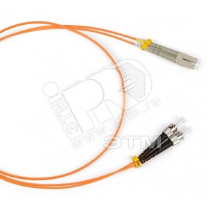Патч-корд волоконно-оптический (шнур) SM 9/125 (OS2) ST/UPC-LC/UPC simplex LSZH (2м) (247466)